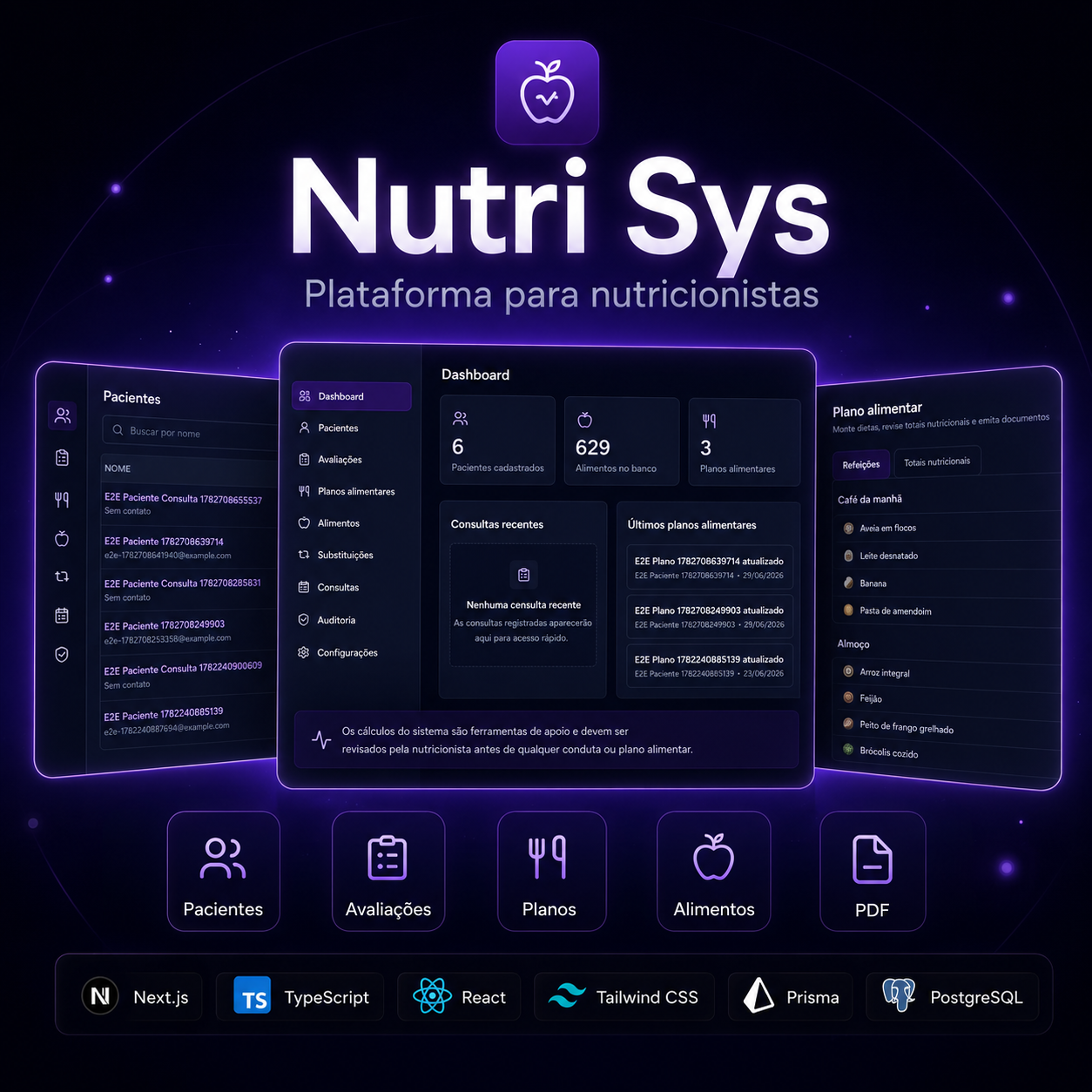 Capa do projeto NutriSys
